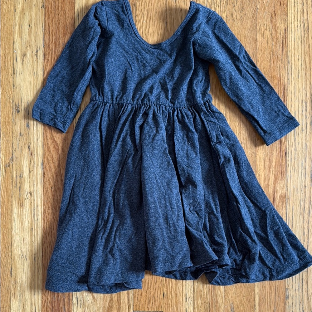 Alice + Ames long sleeve ballet dress dark heather Gray Kids size 4T